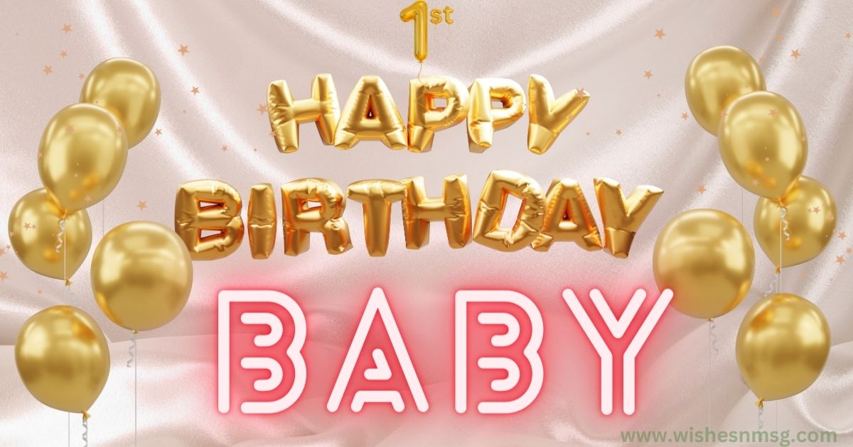 1st Birthday Wishes for Baby Boy from Mother